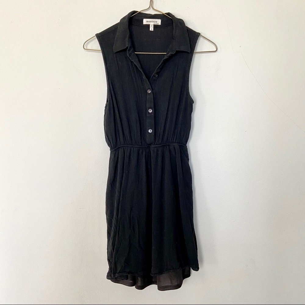 Monteau Black Summer Dress